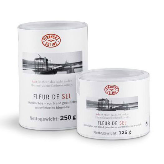Fleur de Sel in der Kartondose.