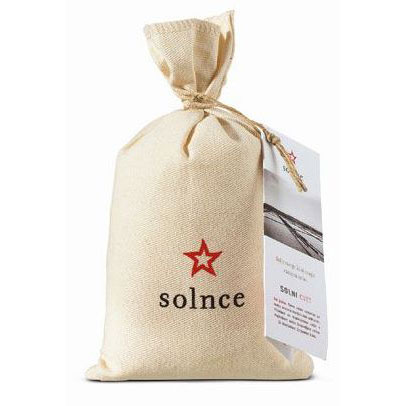 Fleur de Sel im Leinensack.