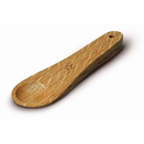 Kleiner Salzlöffel aus Holz.